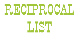 RECIPROCAL LIST